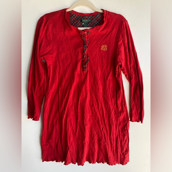 Ralph Lauren Signature Red Intimate Sleepwear SZ L - Picture 1 of 4